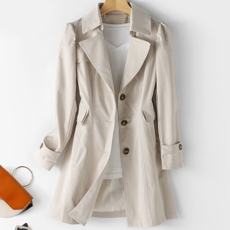 Women's Trench Coat in Beige