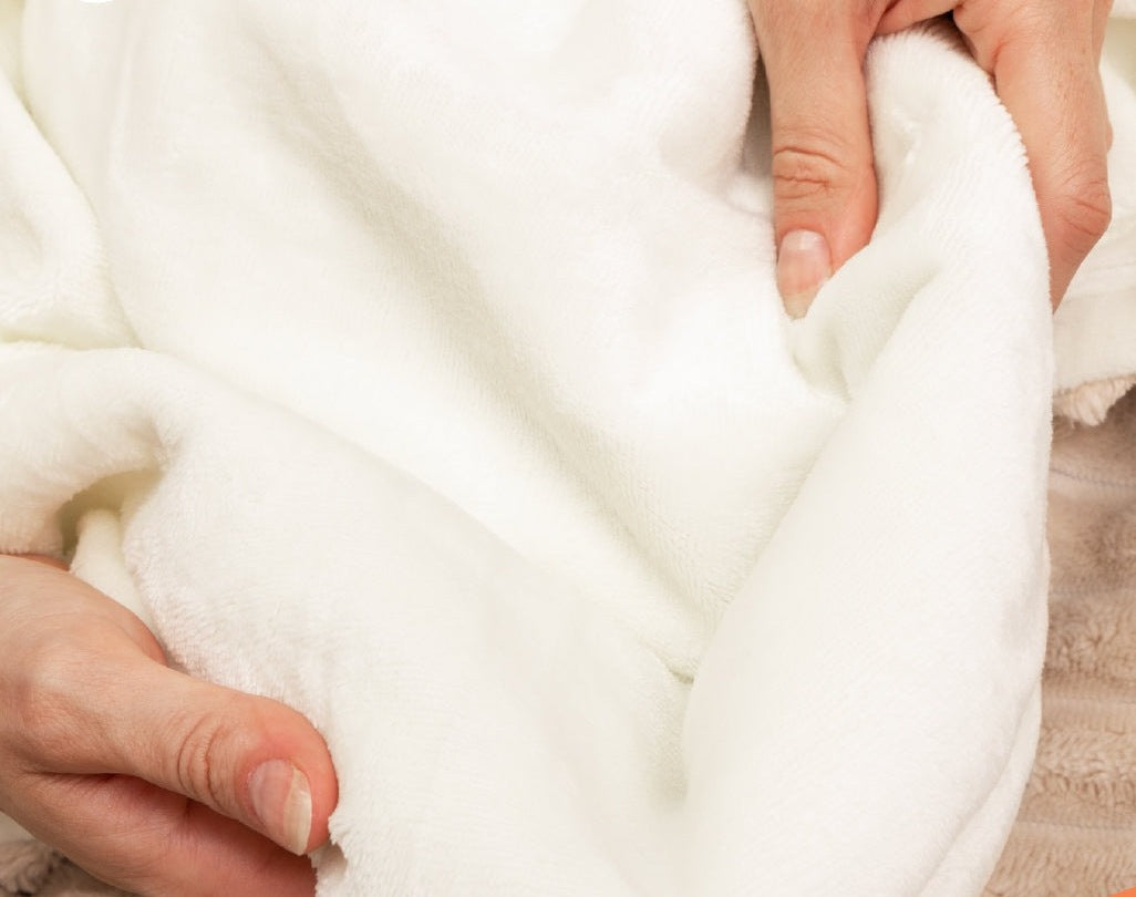 Ribbed electric heated throw of 180 x 160 cm with controller - view 3
