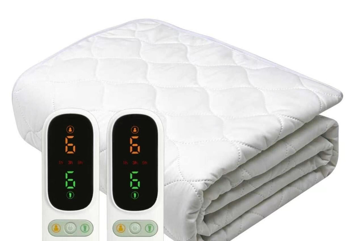 Electric underblanket for a double bed, 190 x 140 cm, with two controllers