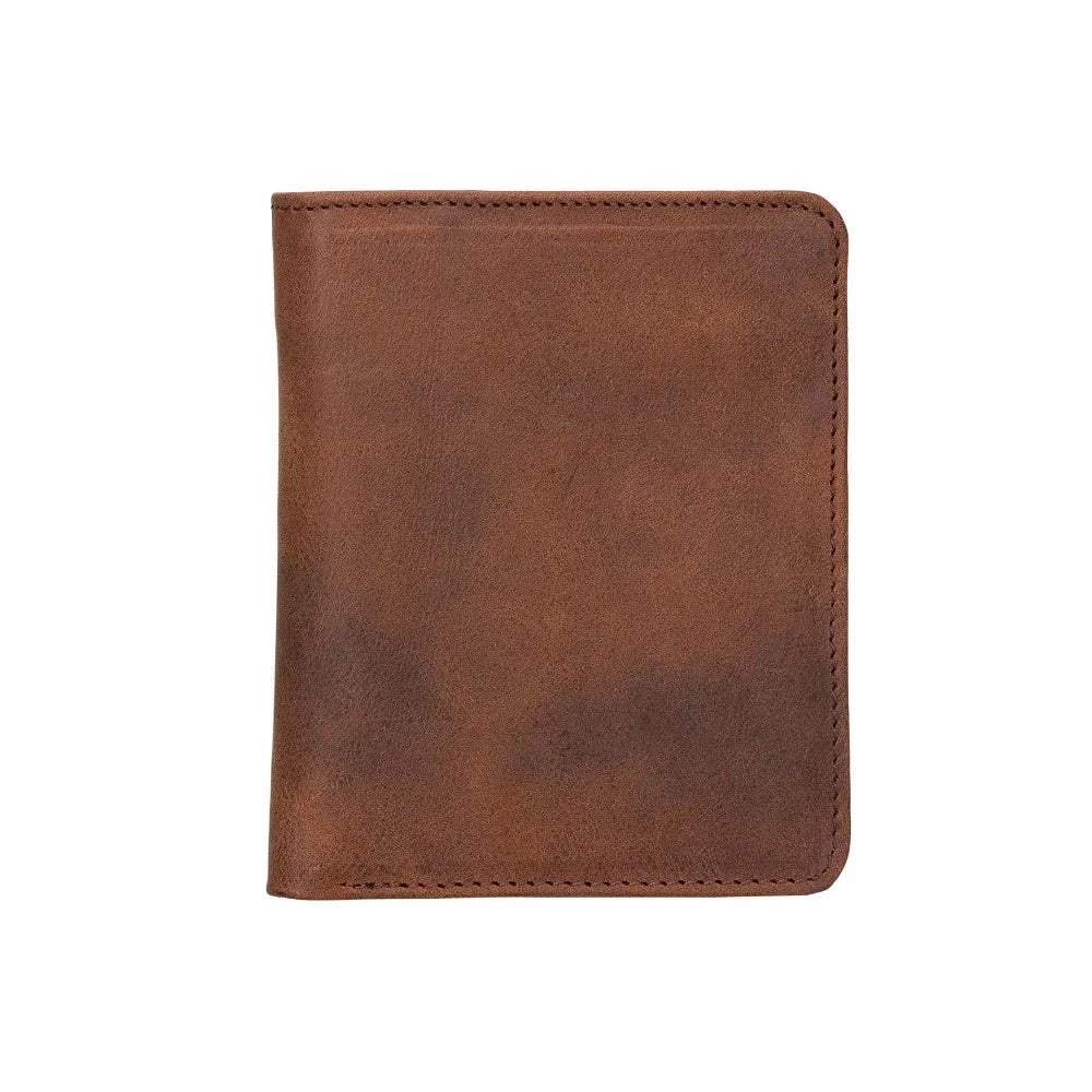 Men's Leather Wallet in Bark