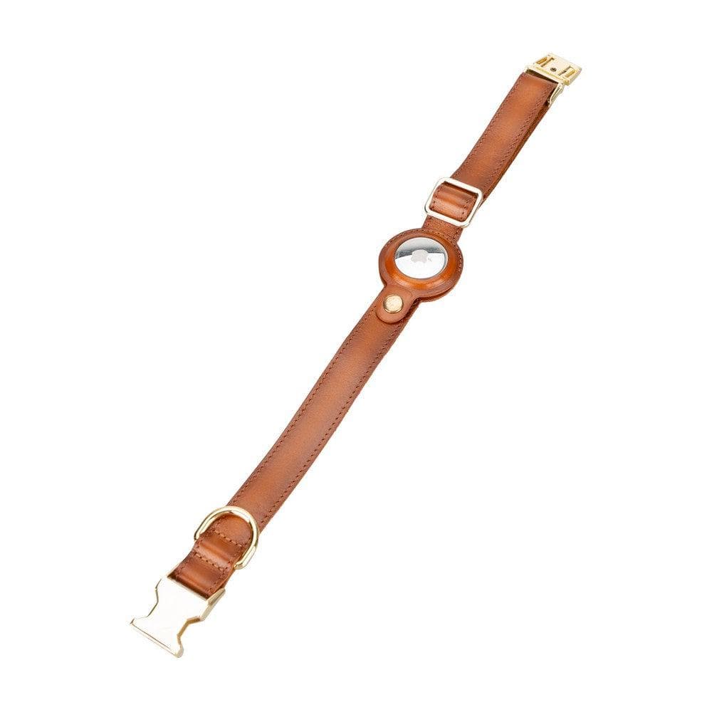 Leather Dog Collar in Tan