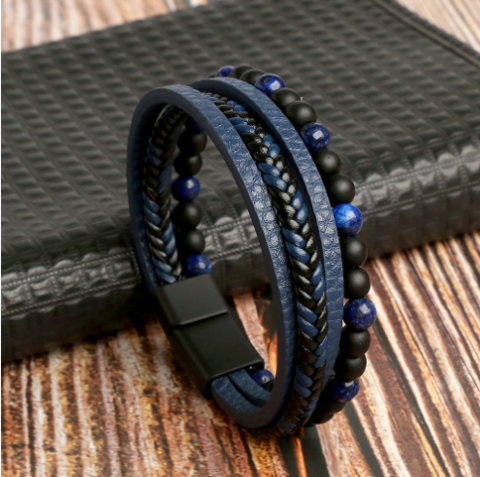 Bracelet - Layered Leather Set - view 5