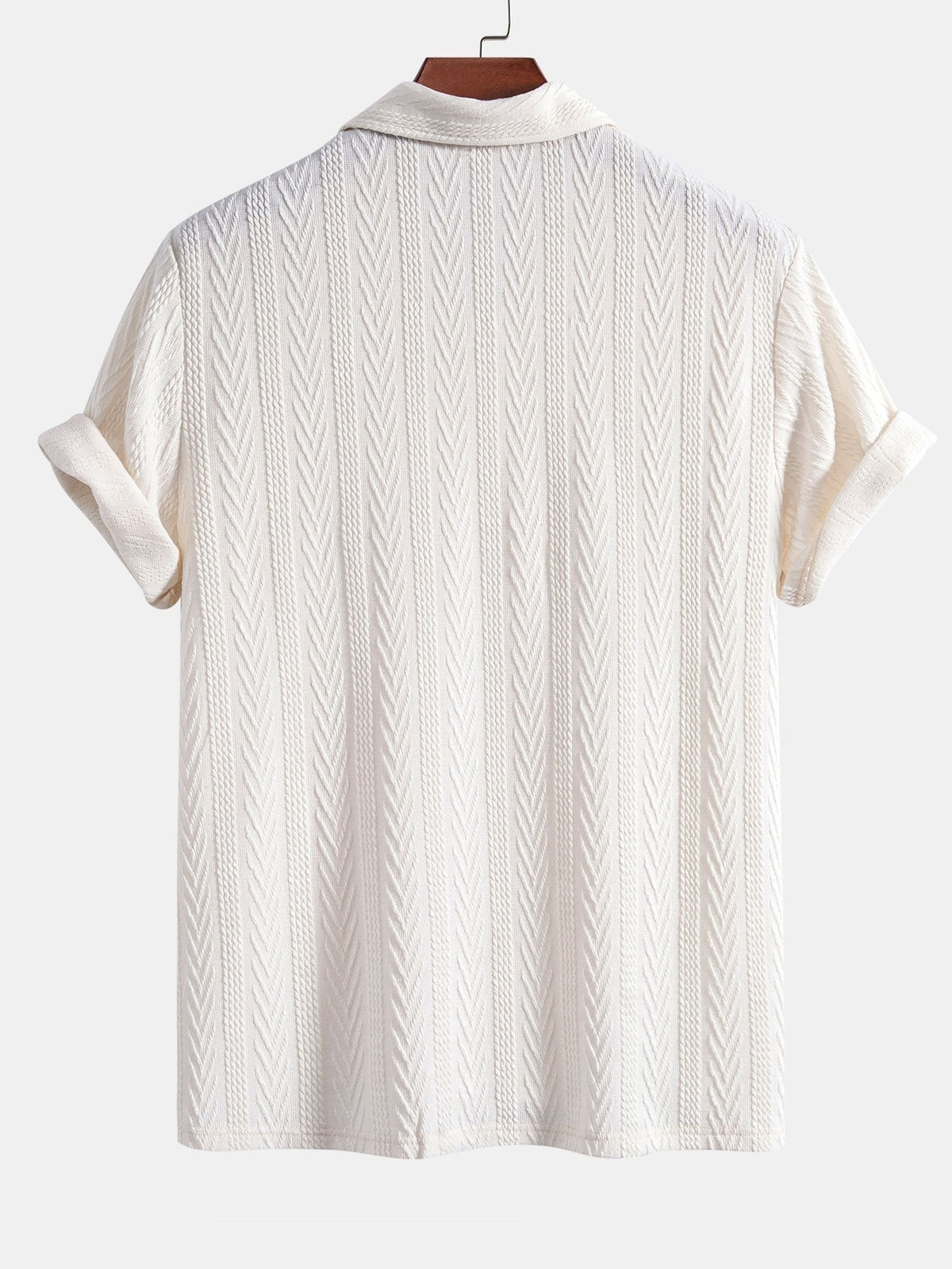 Men's polo shirt in earth tones - SAINT DOR - view 4