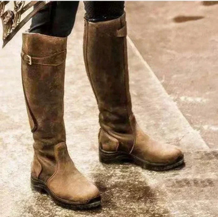 Women's Shoes - Waterproof Thermal Boots in Zwart