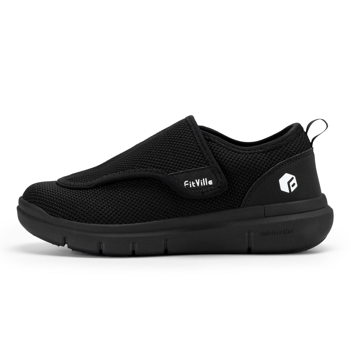 Men's extra wide mesh shoes with a hook-and-loop flap - view 4