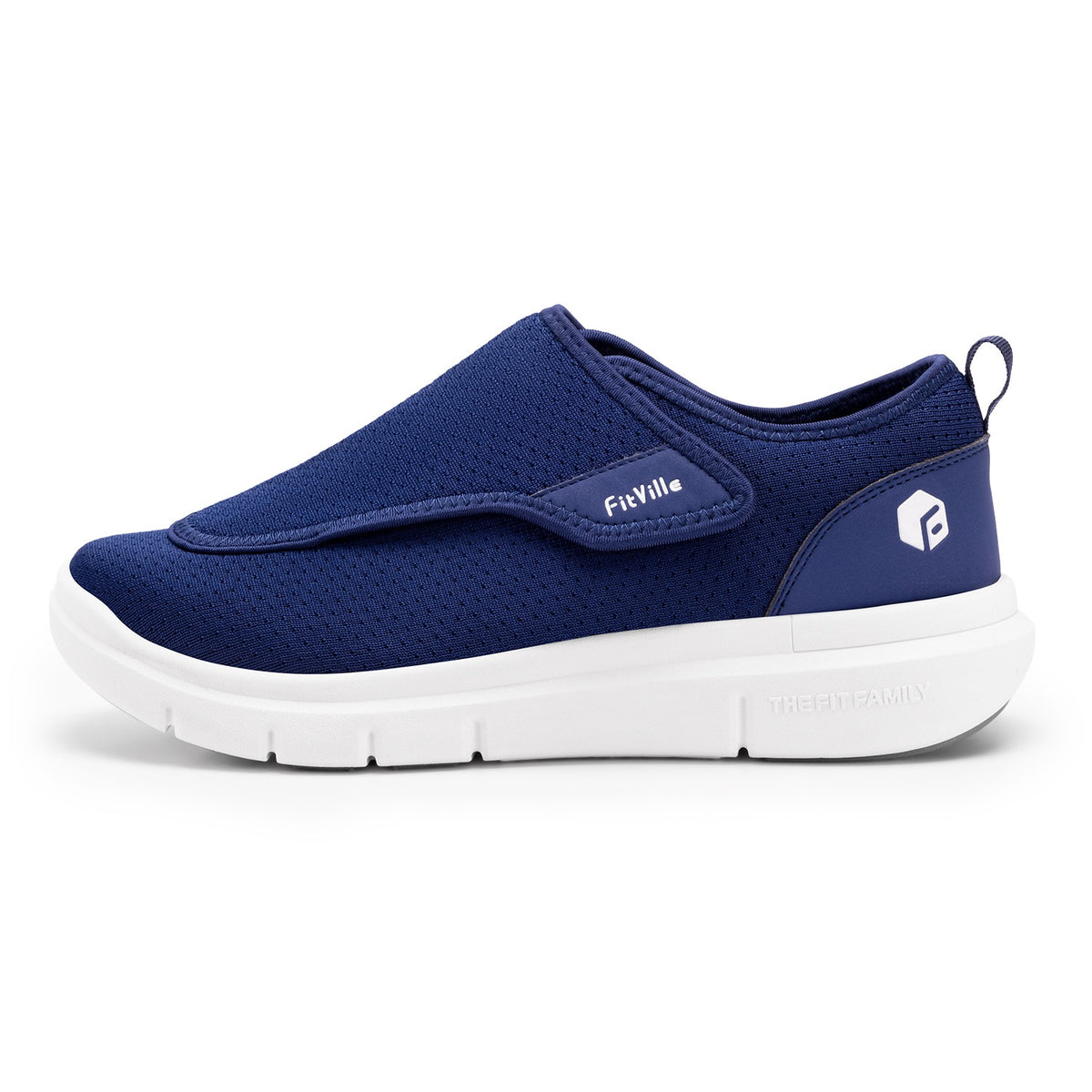 Men's extra wide mesh shoes with a hook-and-loop flap - view 7