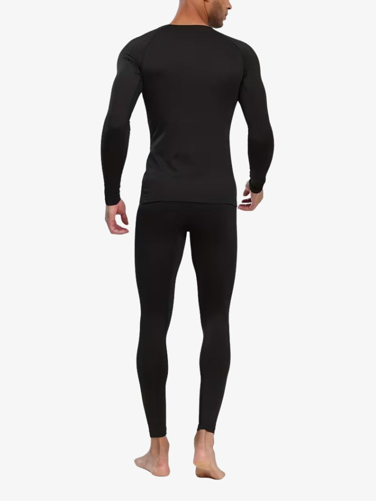 Men's thermal base layer set with long-sleeve top and leggings - view 4