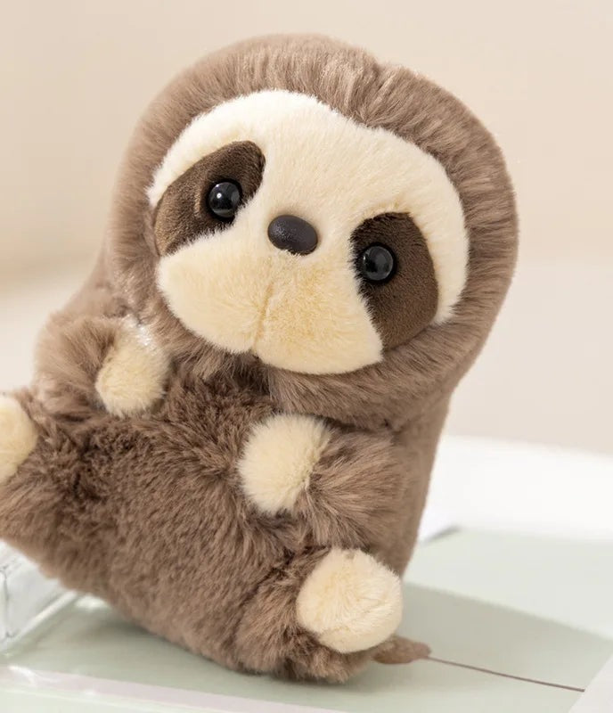 Mini sloth soft toy of 14 cm - view 6