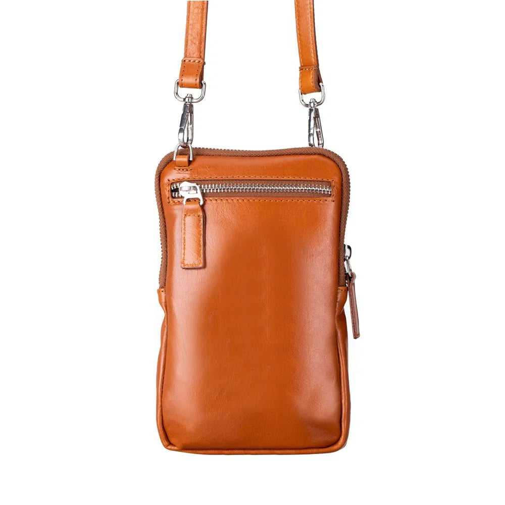 Leather Crossbody Phone Bag – Full-grain leather – view 21