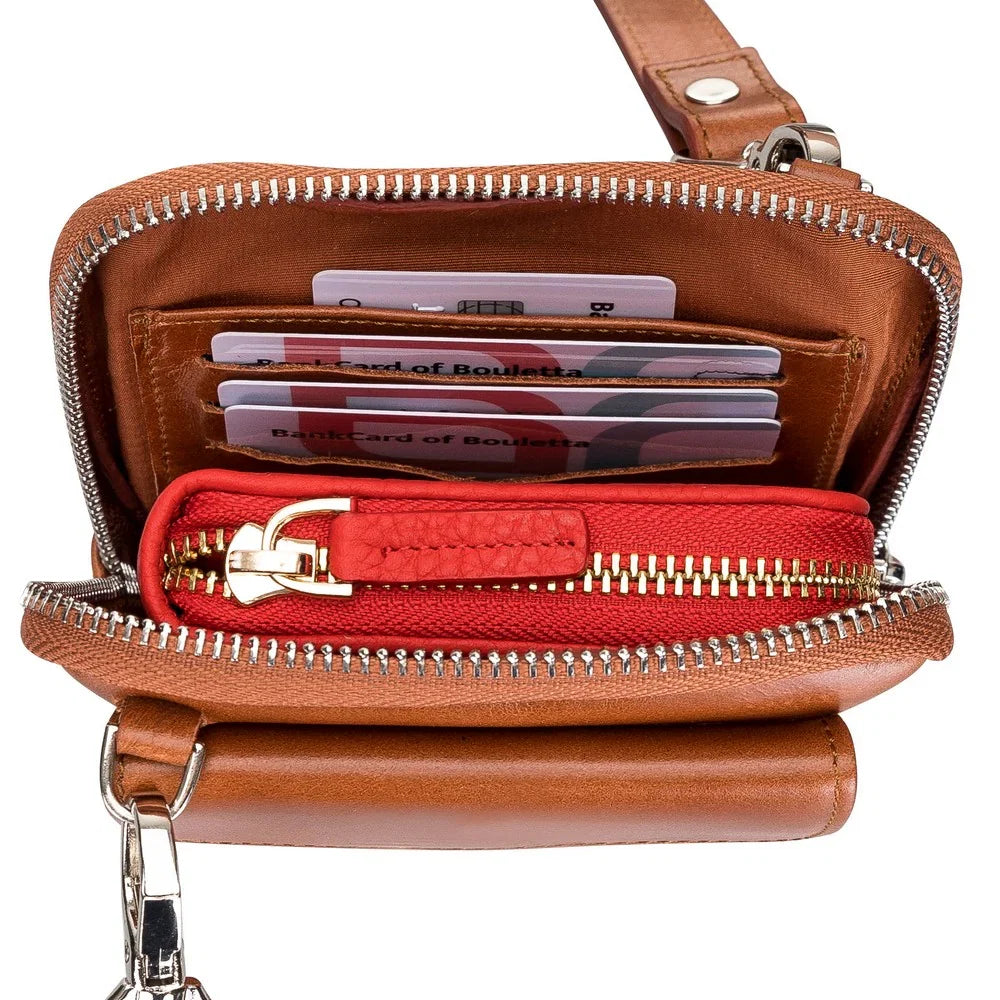 Leather Crossbody Phone Bag – Full-grain leather – view 23