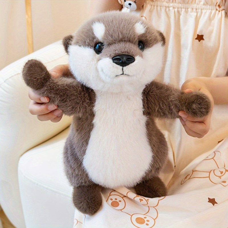 Otter soft toy with magnetic paws - view 4