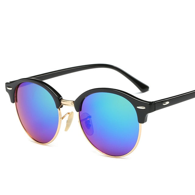 Unisex Mirror Sunglasses – UV400 Anti-Reflective Everyday – close-up detail