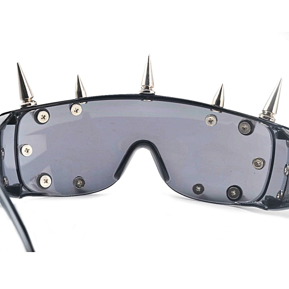 Unisex Mirror Shades – Gothic Style Statement Sunglasses – full length view
