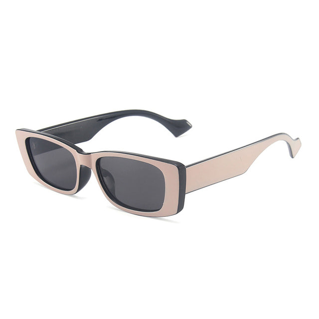 Women's Rectangular Sunglasses – UV400 Polycarbonate Sarah – back view