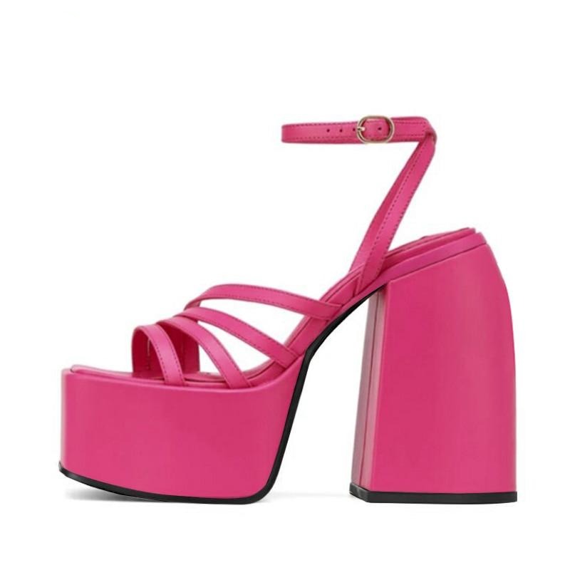 Women's Ava platform stiletto high heels front view