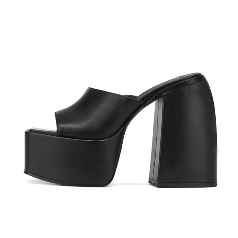 Women's Strada platform stiletto high heels front view