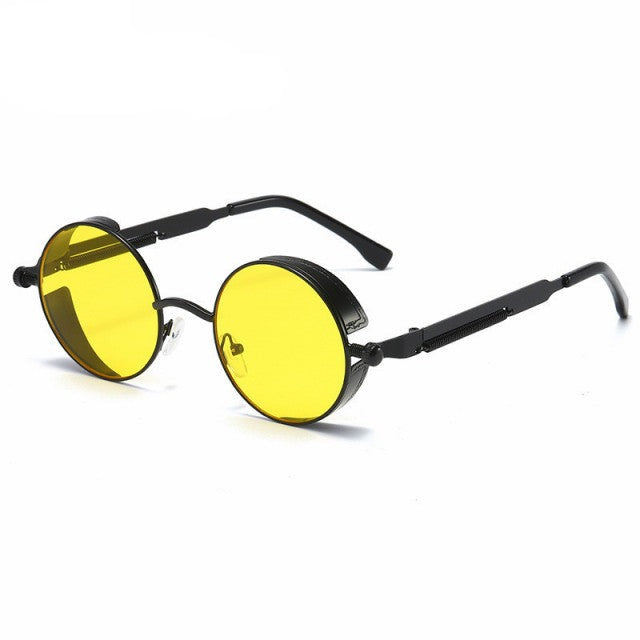 Unisex Steampunk Sunglasses – Metal Frame Festival Retro – view 11