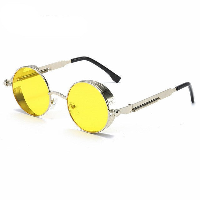 Unisex Steampunk Sunglasses – Metal Frame Festival Retro – view 13