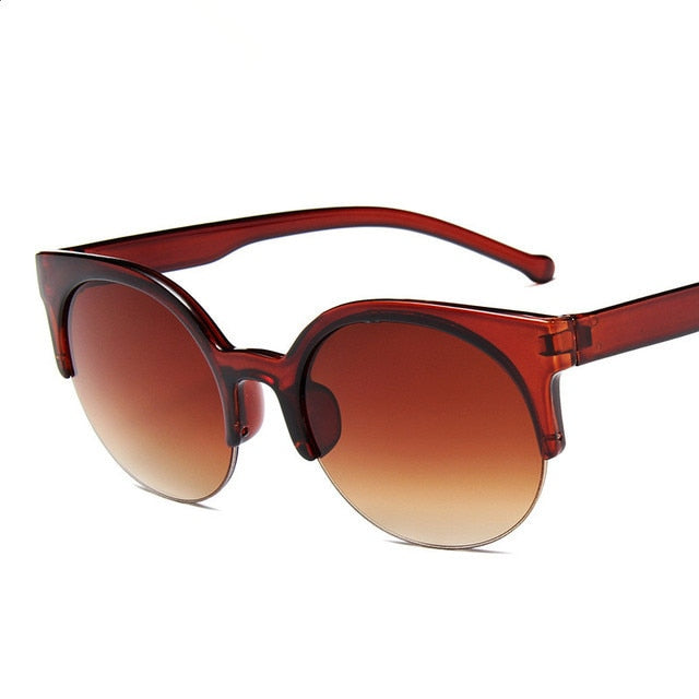 Women's Vintage Square Sunglasses – Retro Style UV400 – back view
