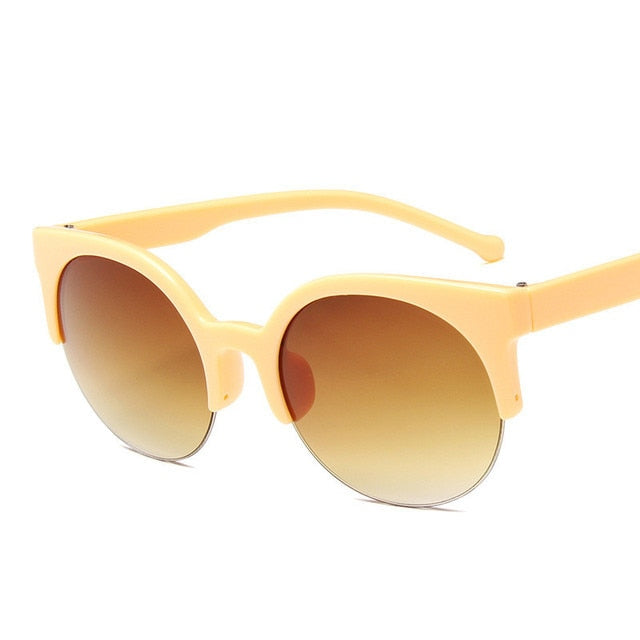 Women's Vintage Square Sunglasses – Retro Style UV400 – detail view