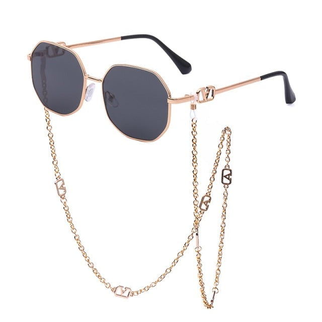 Women's Retro Sunglasses – UV400 Polycarbonate Leisure – front view
