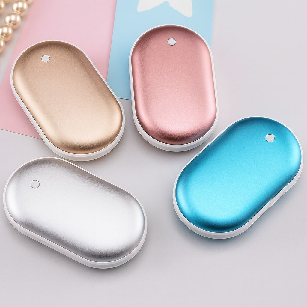 Rechargeable hand warmer with power bank and 3 heat settings - view 5