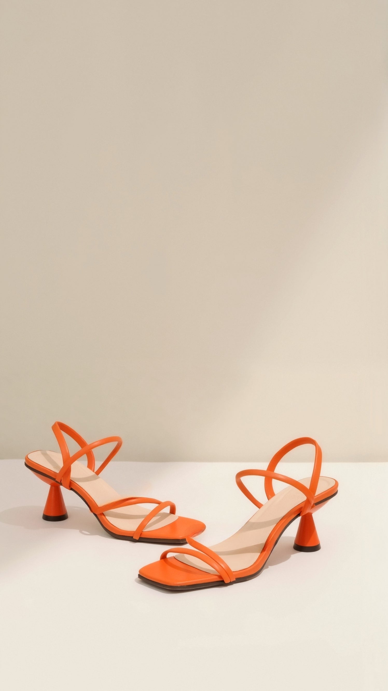 Women's Strappy Heeled Sandals - Five Colours - product view | SAINT DOR