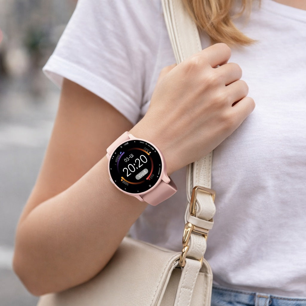 Round smartwatch with a 1.39-inch touchscreen and Bluetooth calling - view 3