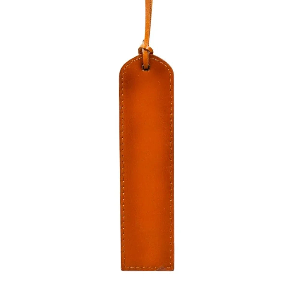Leather Bookmark in Tan