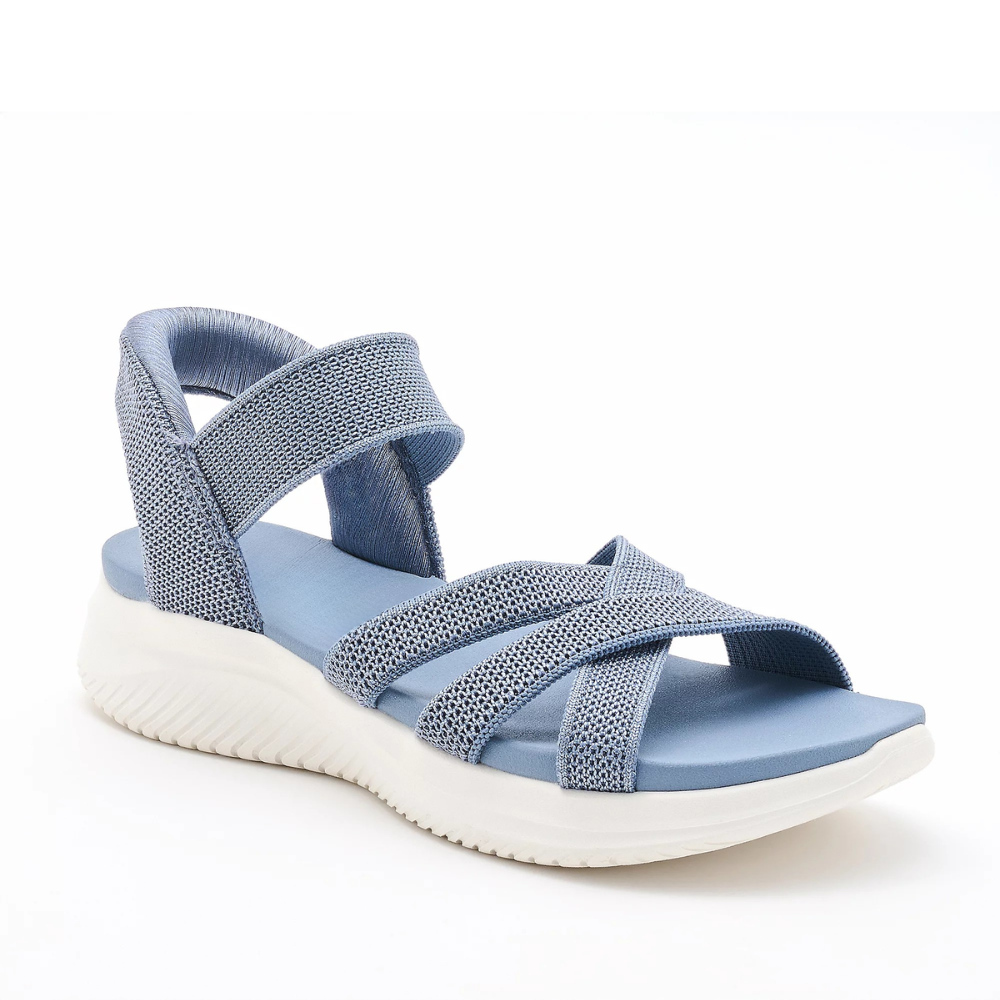 Stretch Knit Slip-On Sandals — view 6