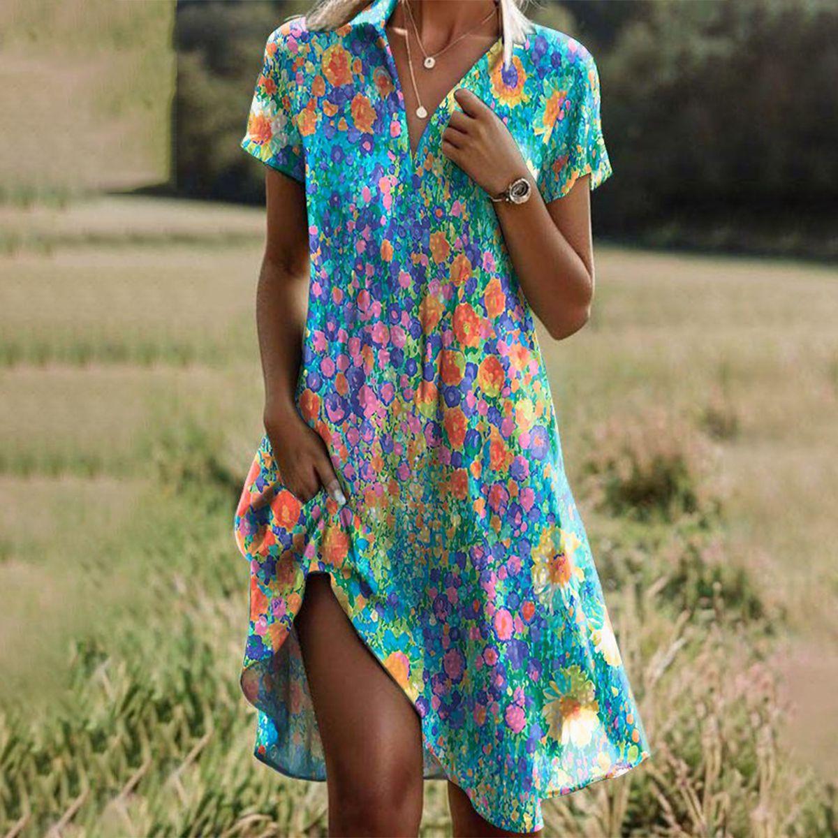 Women's Dress - Boho Chic Summer Dress