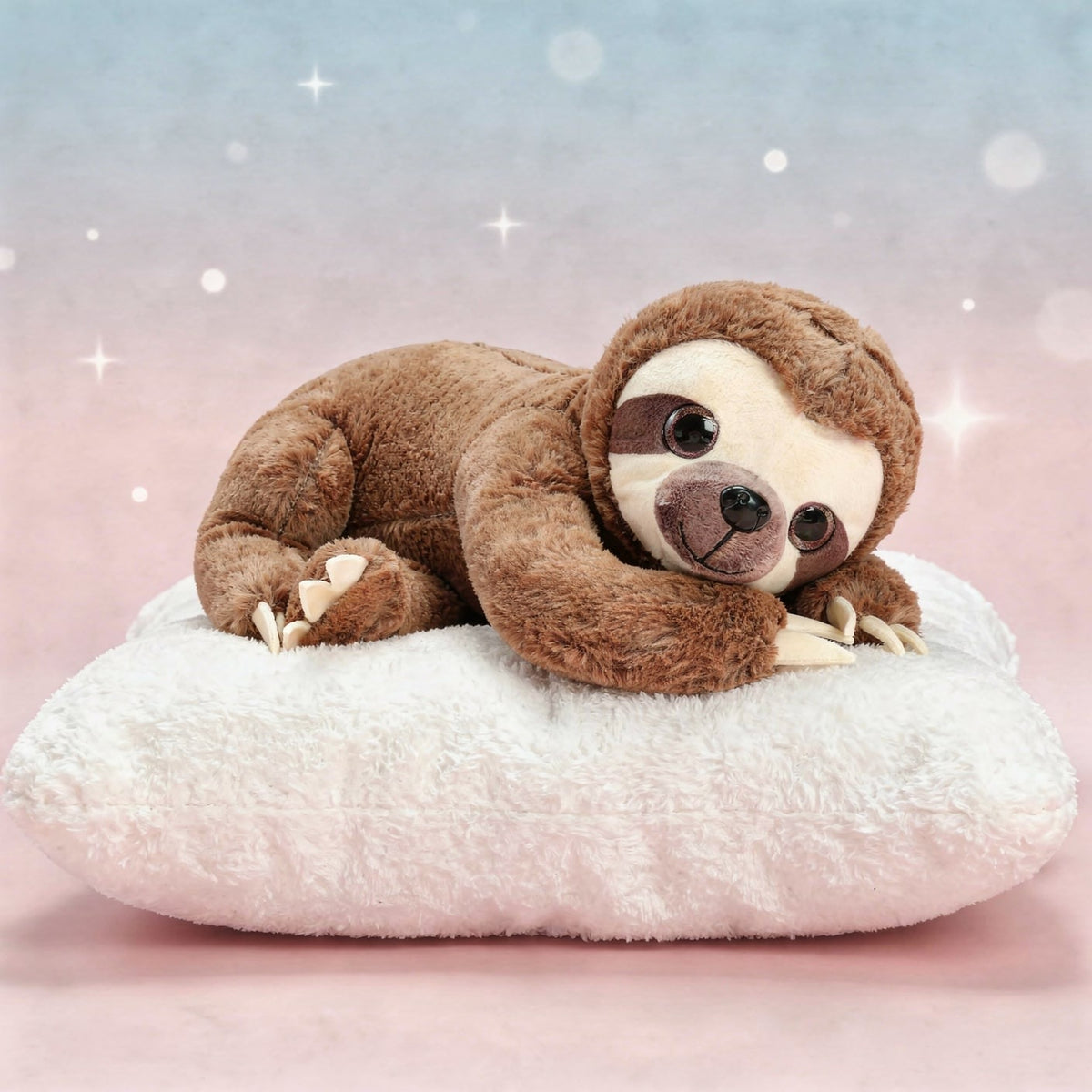 25 cm sloth soft toy with soft claws - view 5