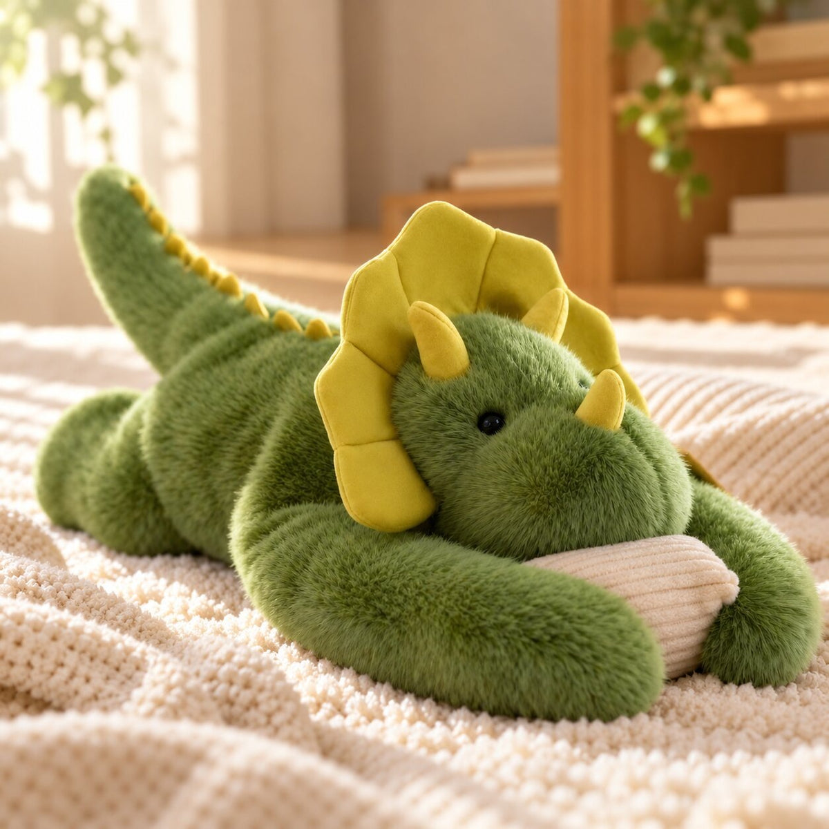 Soft toy with extra long arms for stress relief - dragon