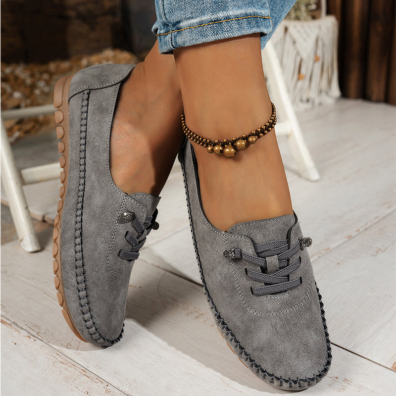 Soft Faux Leather Flat Loafers — view 14