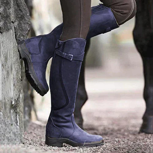 Women's Shoes - Waterproof Thermal Boots in Paars