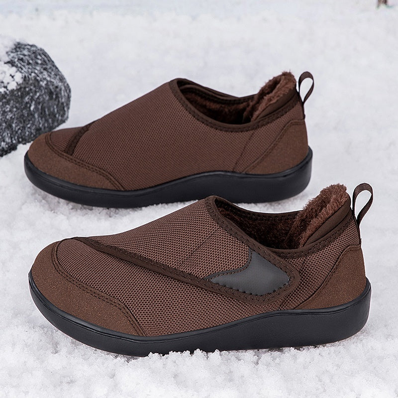 Wide fit shoes with a touch-fastening flap, extra wide toe box and plush lining - view 14