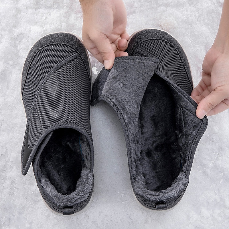Wide fit shoes with a touch-fastening flap, extra wide toe box and plush lining - view 7