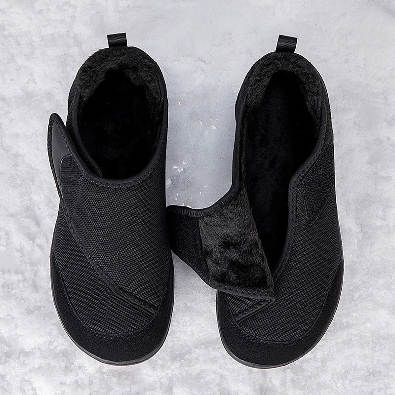 Wide fit shoes with a touch-fastening flap, extra wide toe box and plush lining - view 8